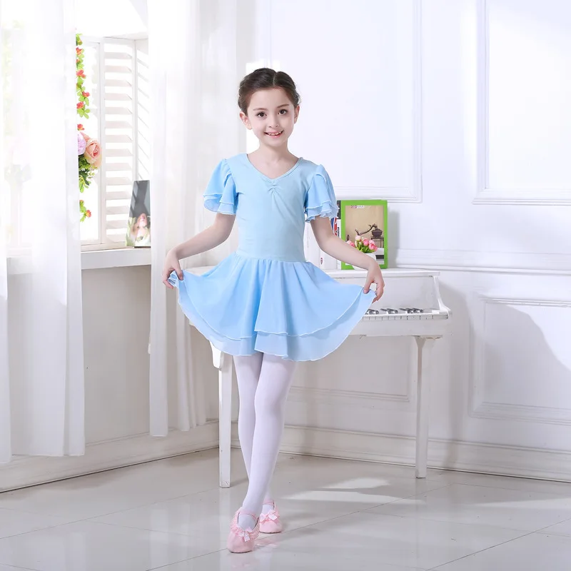 Girl ballet tutu dance costume summer ballet skirt exercise clothes children\'s costumes leotards for girls