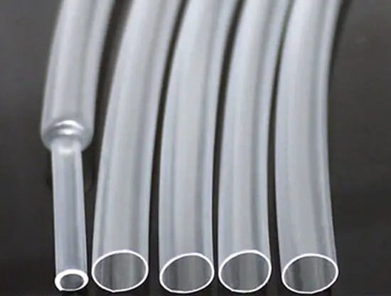 20M 2mm Dia Ratio 2:1 Clear Transparent Non Halogen Thick Wall Soft Audio Cable Headset Line Heat Shrink Shrinkable Tube