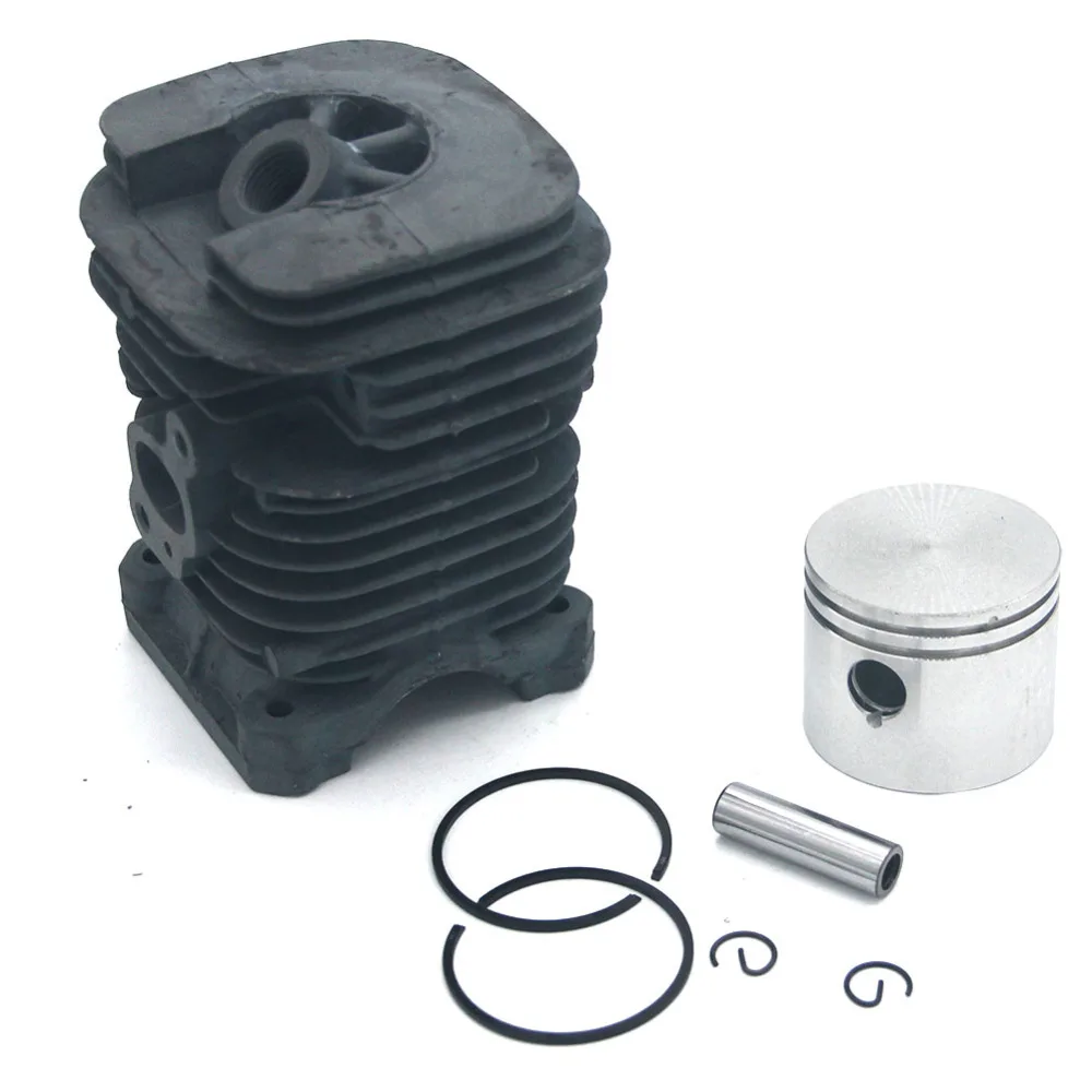 Cilindro Pistone Kit per McCulloch 333 444 M3414 M3414N M3416 M3816 M4218 Mac 2214AV 2316AV 2416AVT 2618CAV Mac Cat 338 435 436