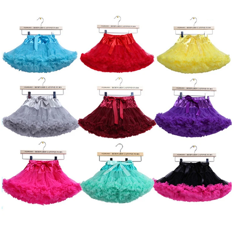 

Tutu Skirt Girl Kids Princess Skirt Tulle Fluffy Little Baby Girl Dance Wear Chiffon Pettiskirts Tutu Princess Skirt 19 colors