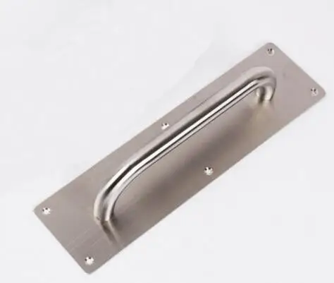 300X80mm rectangle shape thickness Large Stainless steel exit fire escape door handle