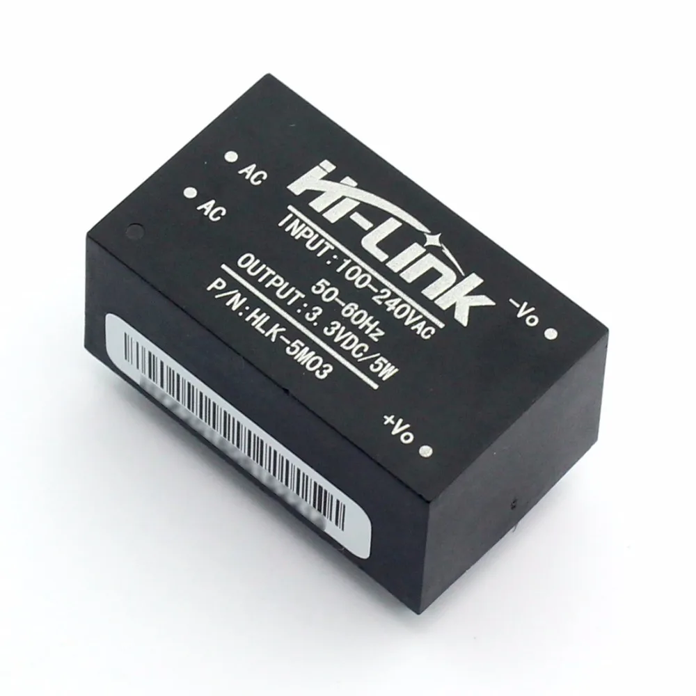 5PCS/LOT JINYUSHI for Hi-link HLK-5M03 Low ripple power module 220V to 3.3V 5W AC-DC