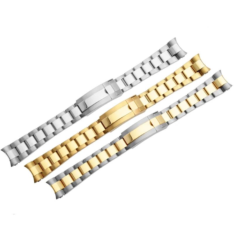 

Stainless steel strap suitable for Rolex Black Water Ghost 116610 Submariner Green Water Ghost stainless steel watch chain 20mm