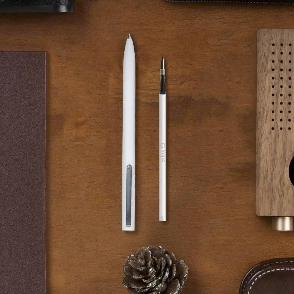 Original xiaomi mijia sinal caneta 0.5mm suíça recarga japão tinta preta assinatura canetas papelaria escola durável caneta esferográfica