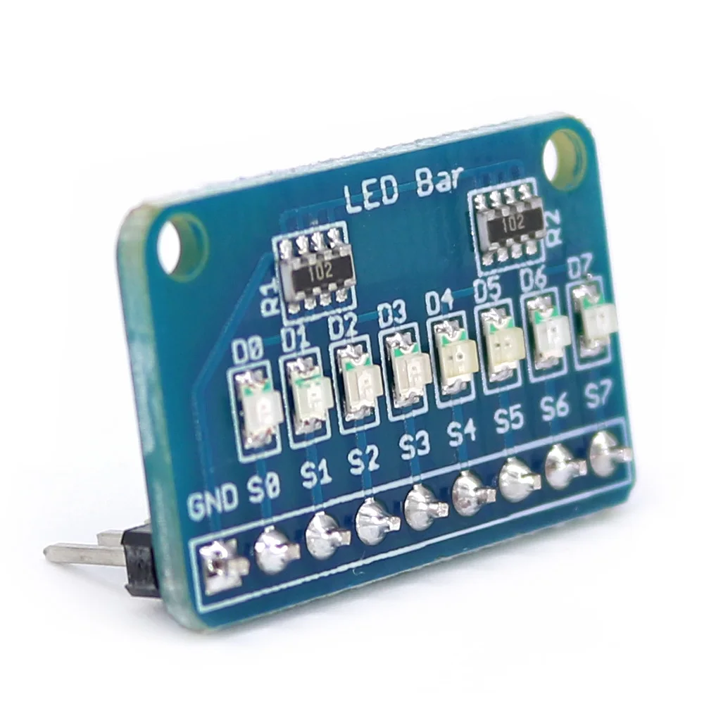 Common Cathode 8 Bit LED Bar Marquee LED Display Module with Red Yellow Blue Green 4 Kinds of Color for Arduino