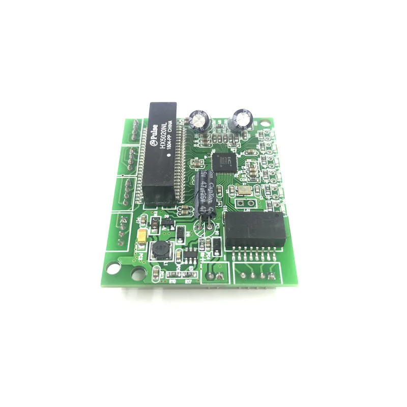 Industriële Kwaliteit Breed Temperatuur Low Power 4/5 Poort 10/100Mbps Bedrading Splitter Mini Pin Type Micro Netwerk Switch module