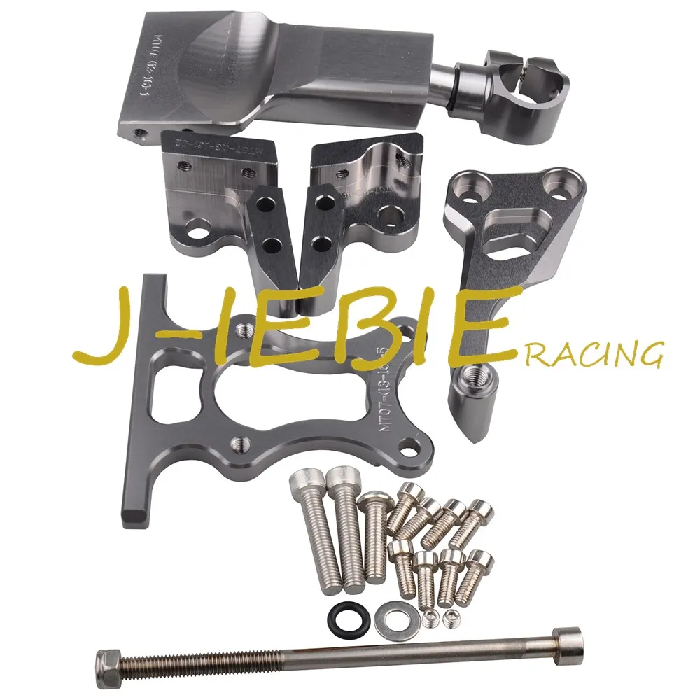 

CNC Steering Damper Stabilizer and Titanium Bracket Mounting For Yamaha MT07 FZ07 2014-2017 2015 2016