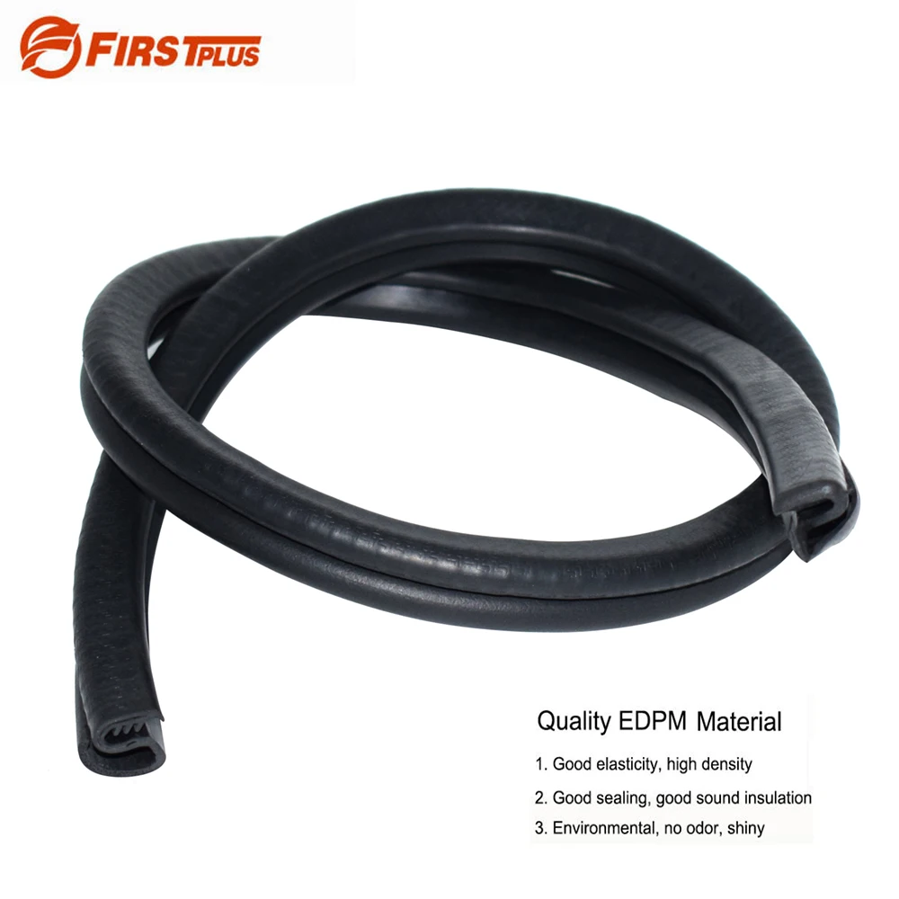 2 x 85cm B Pillar Anti-Noise Dustproof Sealing Strips Trim Rubber For Auto Car Front Rear Door Edge