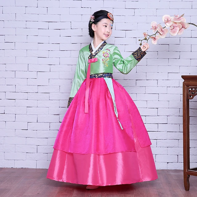 High Quality Children Korean Hanbok Kids Party Hanbok Dress For Wedding Girl Korean Traditional Dress For Stage Performance 89 Asia Pacific Islands Clothing AliExpress