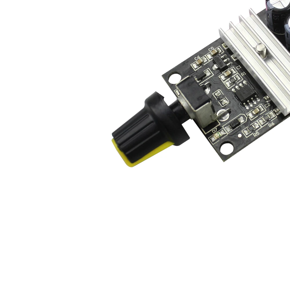 PWM DC 6-28V 3A Speed Controller Regulator ปรับตัวแปรสวิทช์ควบคุมความเร็วพัดลมจอ DC Governor เครื่องมือ
