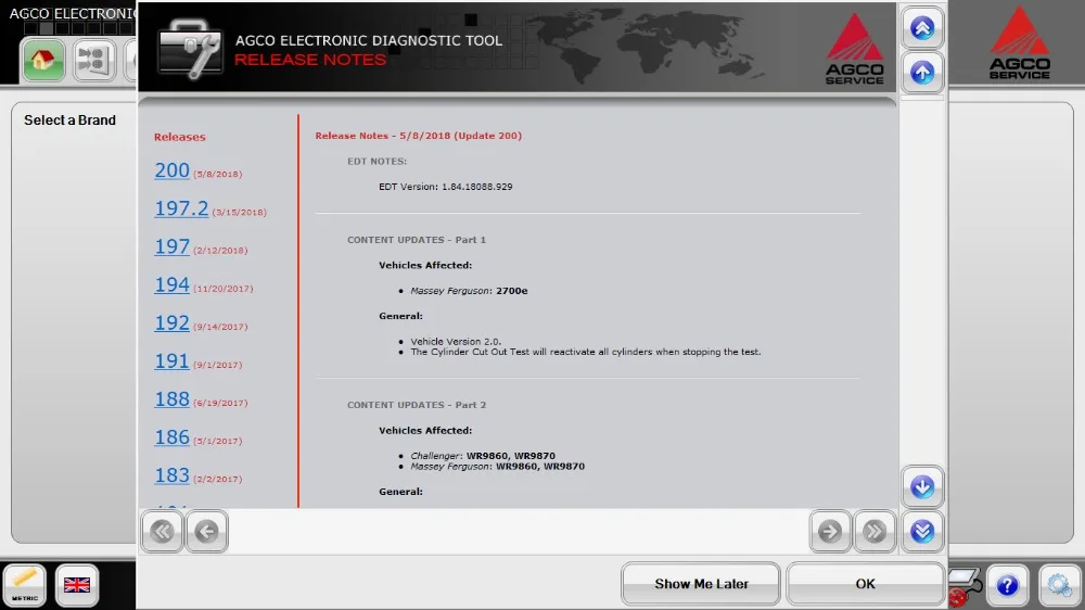 

ALL AGCO DIAGNOSTIC softwares package