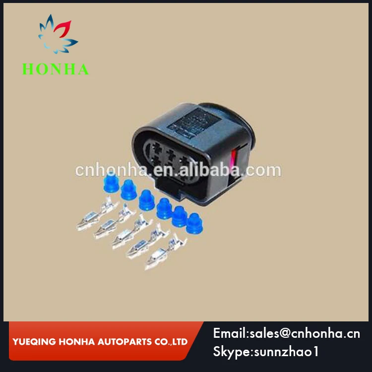 

Free shipping 10/20/50/100 pcs/lots 1J0 973 733 Female 6 Pin/way Sealed JPT Auto Connector Kit 1J0973733