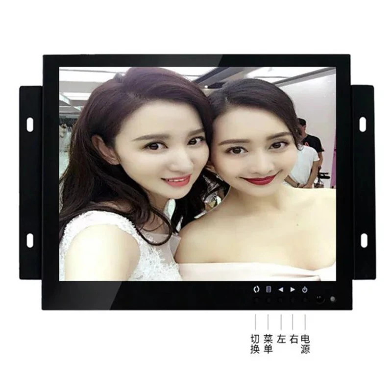 10 inch Open Frame Industrial monitor/ metal monitor with VGA /AV/BNC/HDMI lcd monitor