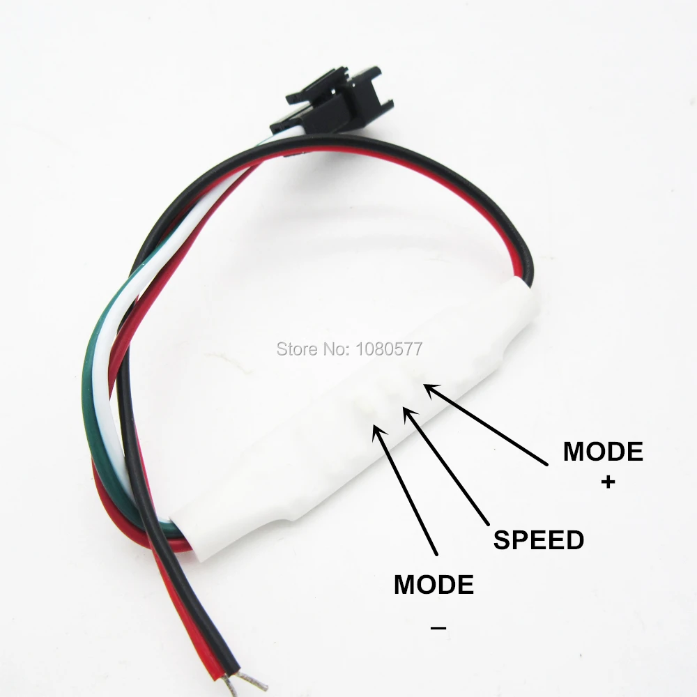 1pcs-4pcs Mini 3Key Dream Color LED Controller DC 5V 12V 24V RGB Controler For WS2811 WS2812 WS2812B Full Color LED Strip Ribbon