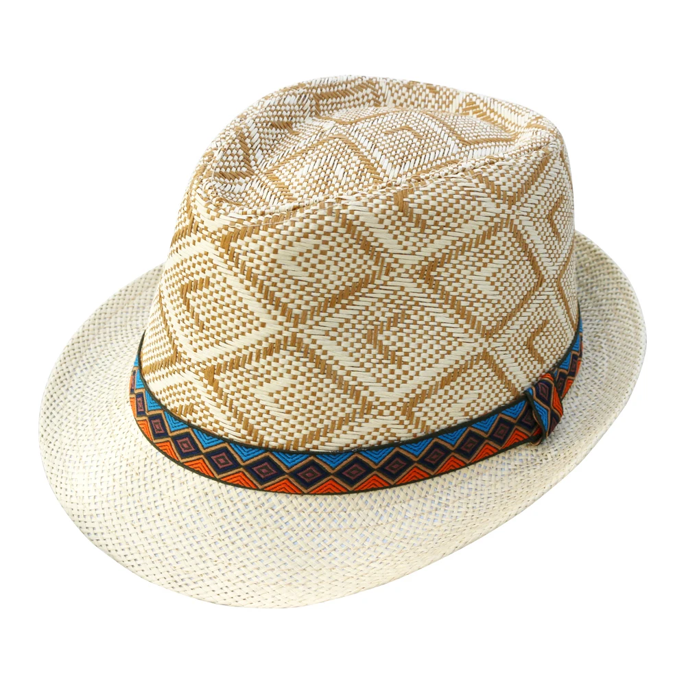 LNPBD-Chapéu de sol palha elegante Queen Homburg Gentleman para homens e mulheres, boné de praia, chapéu Panamá, verão quente 2018