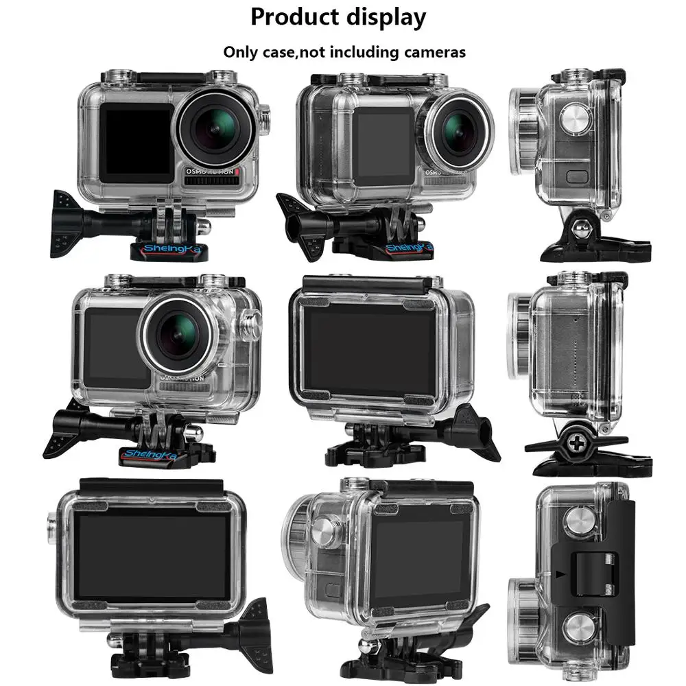 New 40M Waterproof Diving Protective Case Cover Housing Cage Accessories for DJI OSMO Action Cameras