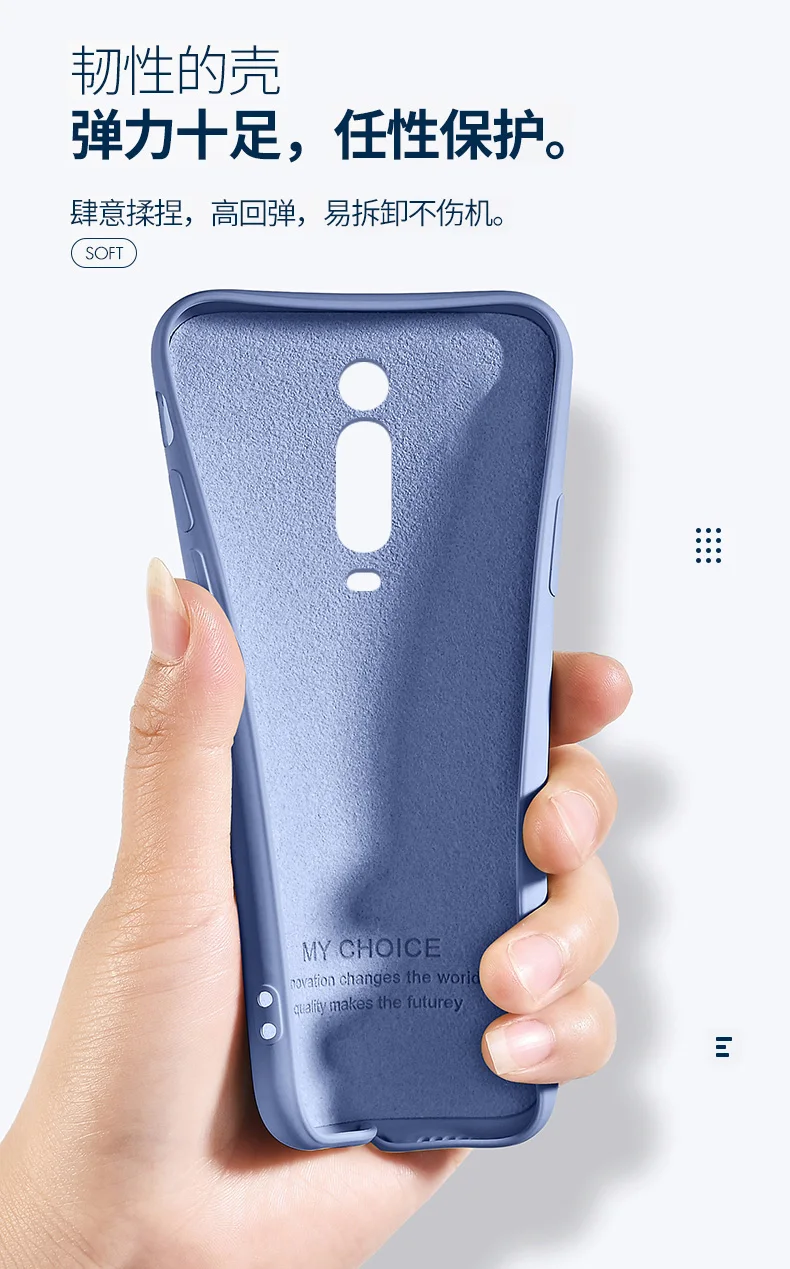For Xiaomi Mi 9T Pro Case Soft Liquid Silicone Slim Skin Protective back cover Case for Xiaomi mi 9t mi9t full cover phone shell