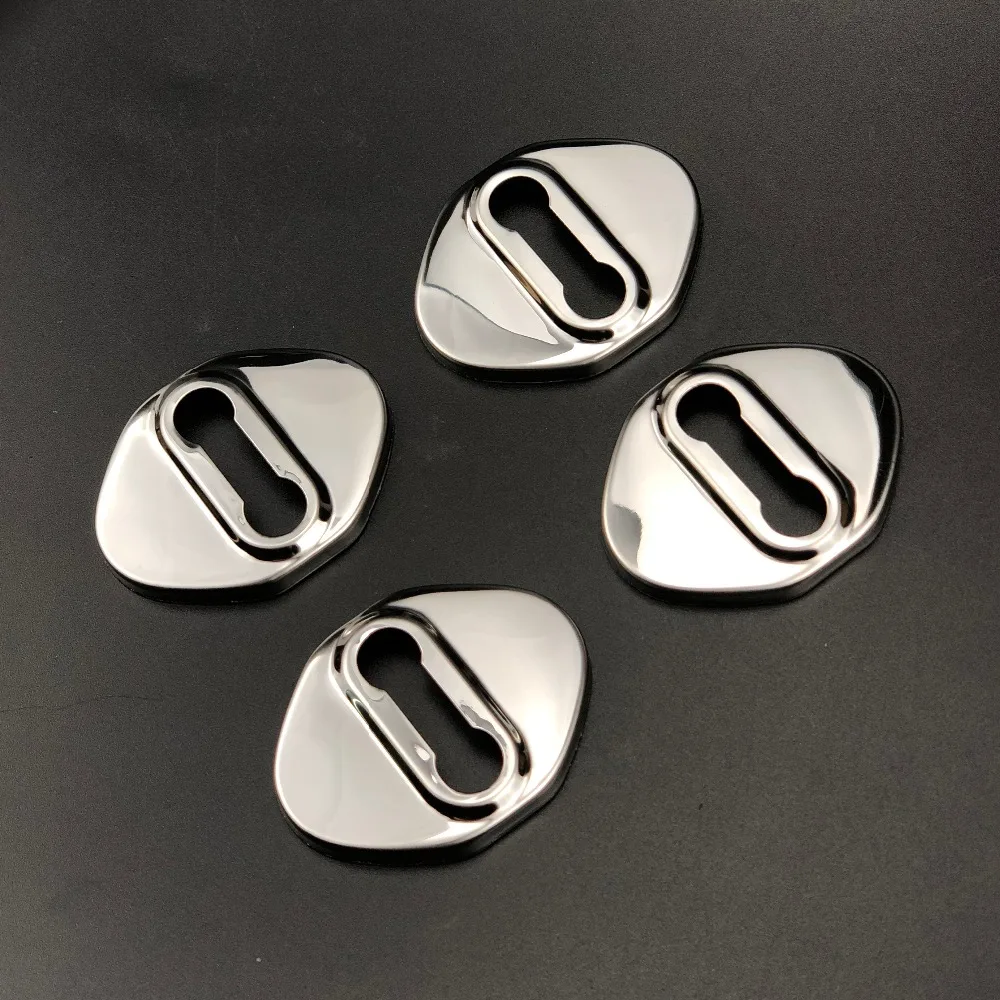 4pcs/set Car Door Lock Cover For Toyota Camry Levin Corolla Vios Vitz RAV4 Yaris Highlander Prius IZOA Sienna Fortuner Alphard