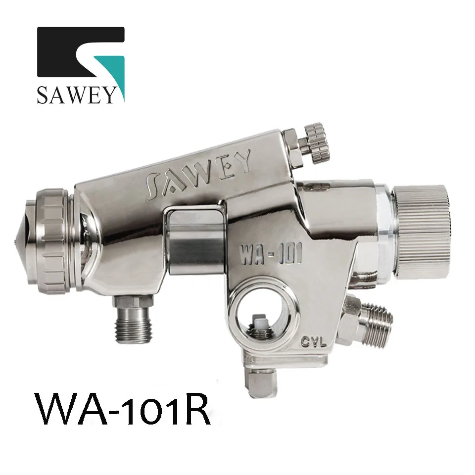 SAWEY WA-101R 0.5/0.8/1.0/1.3/1.8mm Automatic Paint Spray Gun ,ROUND PATTERN dot painting,FREE SHIPPING