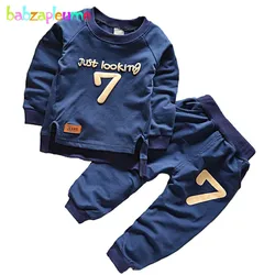 Conjunto de roupa de treino infantil, tops e calças, roupas casuais, roupas para bebês meninos e meninas, Natal, 2 peças, A258, primavera