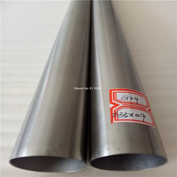 Grade9 티타늄 튜브 gr9 티타늄 파이프 35mm * 0.9mm * 500mm,6pcs 도매 가격 무료 배송