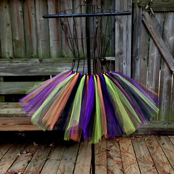 Multicolor Baby Girls Tutu Skirts Kids 100% Handmade Fluffy Tulle Ballet Dance Pettiskirts Children Birthday Party Skirt Clothes