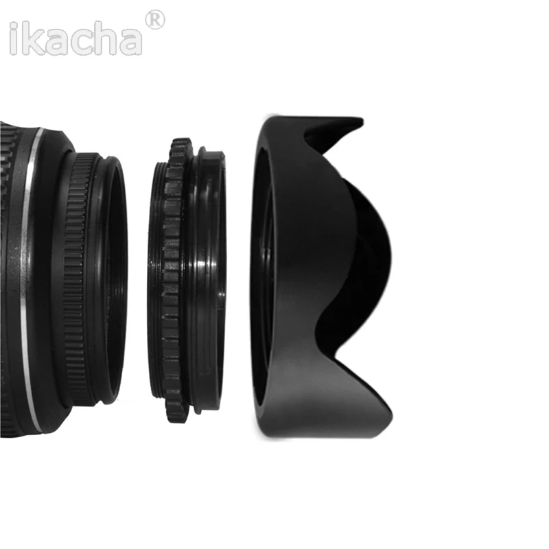 49 52 55 58 62 67 72 77 82mm Reversible Petal Flower Lens Hood for Canon Nikon Sony Pentax DSIR Camera