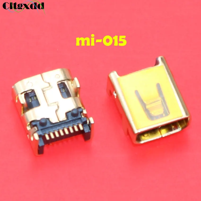 cltgxdd 1~100pcs Mini USB jack 8 Pin SMT SMD PCB female Socket Connector , 8pin Mini USB Charging data cable interface - Image 4