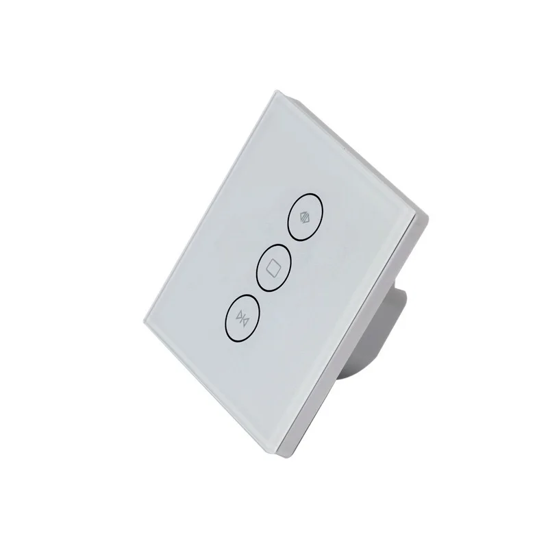 UE interruptor de parede interruptor de controle de voz Wi-fi toque cortina por Alexa Google phone controle Para motor de cortina Elétrica casa inteligente