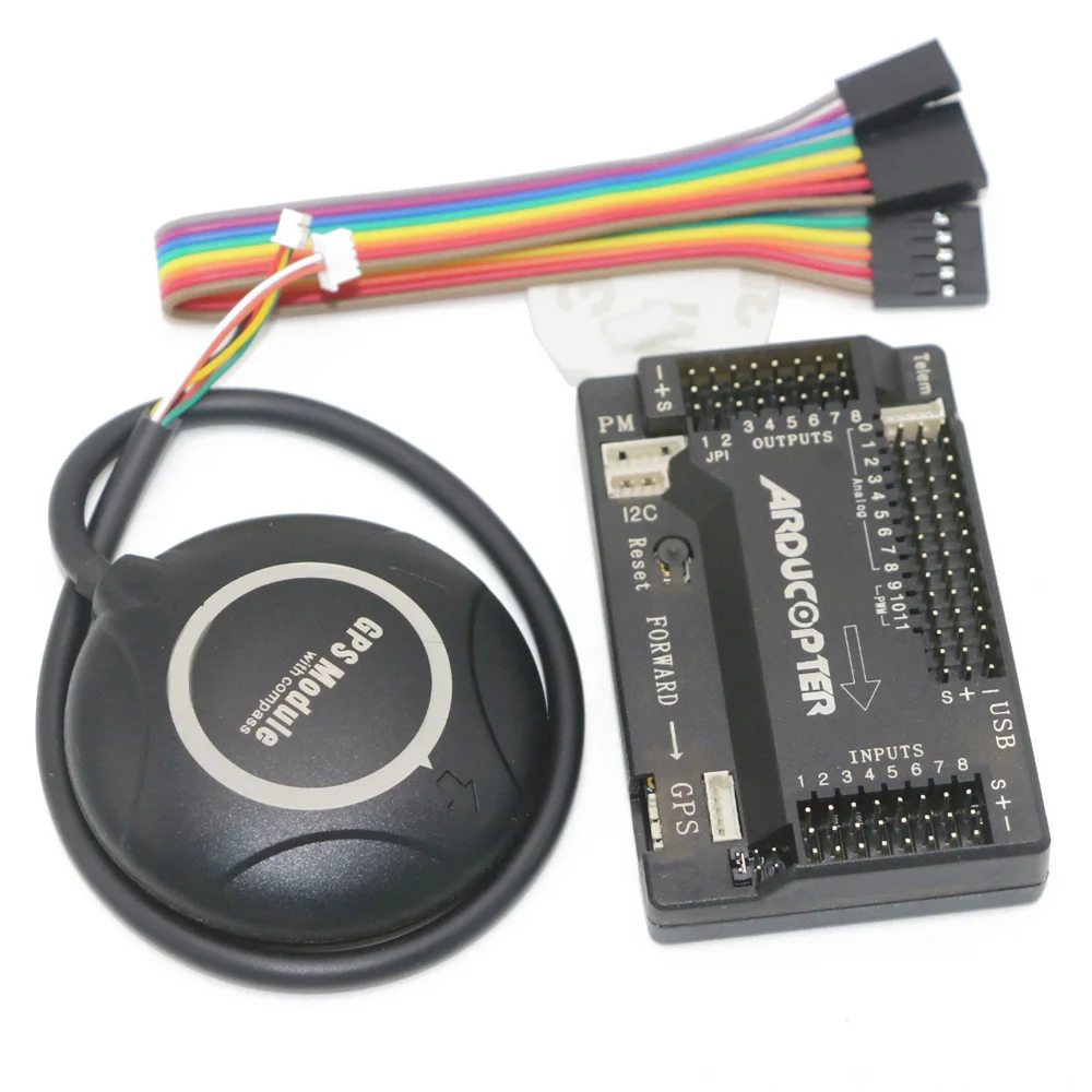 APM 2.8 ArduPilot Mega External Compass APM Flight Controller Built-in Compass with 7M GPS for FPV RC Drone Aircraft