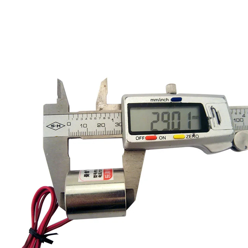 Self keeping holder electro magnet lifting 12kg 120N 24V power on Magnetization loss P25/29K 12V electromagnet