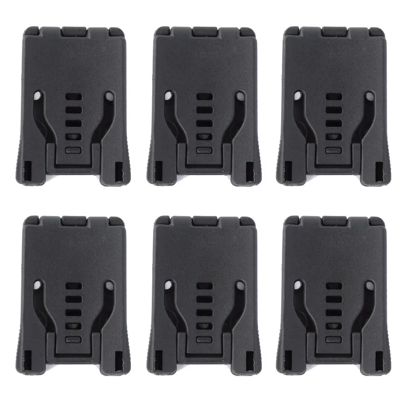 Set of 6 Travel Buckle Large Belt Clip Loop Attachments For DIY Kydex Sheath Holster With Hardware