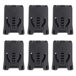 Set of 6 Travel Buckle Large Belt Clip Loop Attachments For DIY Kydex Sheath Holster With Hardware