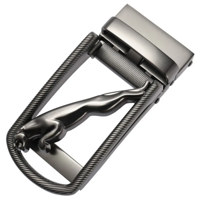 Fivela automática masculina, cinto com placas de 3.5cm de comprimento