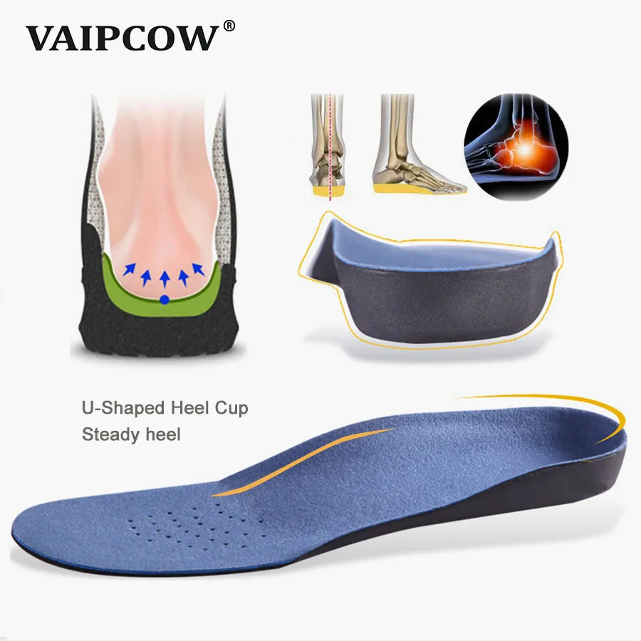 Flatfoot Orthotics Orthopedic insoles Arch Support Shoe Inserts Varus Feet Cushion Pads Care  orthopedic plantillas para los