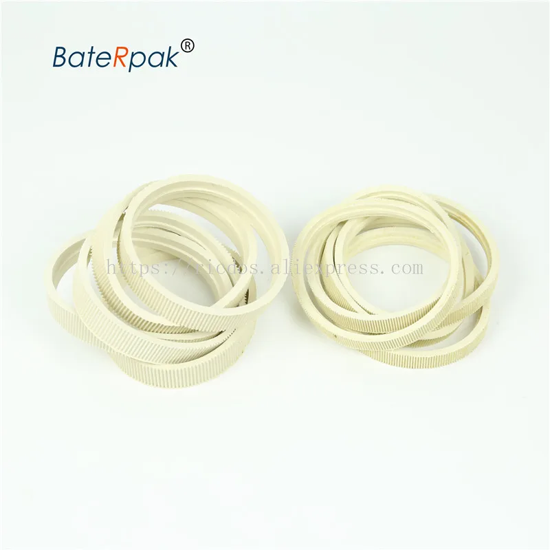 BateRpak 280x1 0/15mm (Lghezza Perimetro) MY-380F/MY-300 Cinghia di trasporto di pezzi di ricambio per macchina per codifica inchiostro solido, cinghia di alimentazione bianca