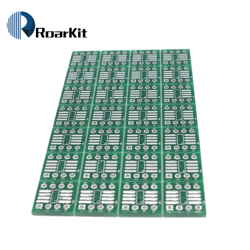 50PCS SOP8 SSOP8 SOIC8 TSSOP8 to DIP8 Interposer Module PCB Board IC adapter Socket Plate 0.65/1.27MM