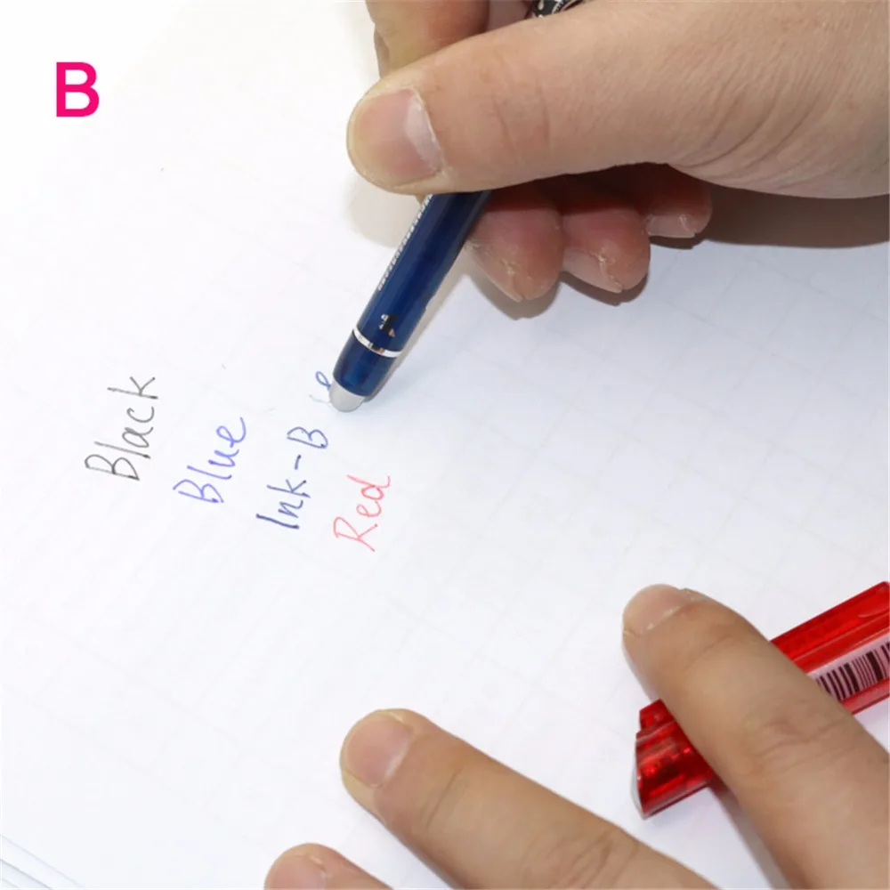 15 قطعة/الوحدة القرطاسية للجنسين القلم قابل للمسح القلم للجنسين 0.5 مللي متر جديد غريبة الكتابة قلم