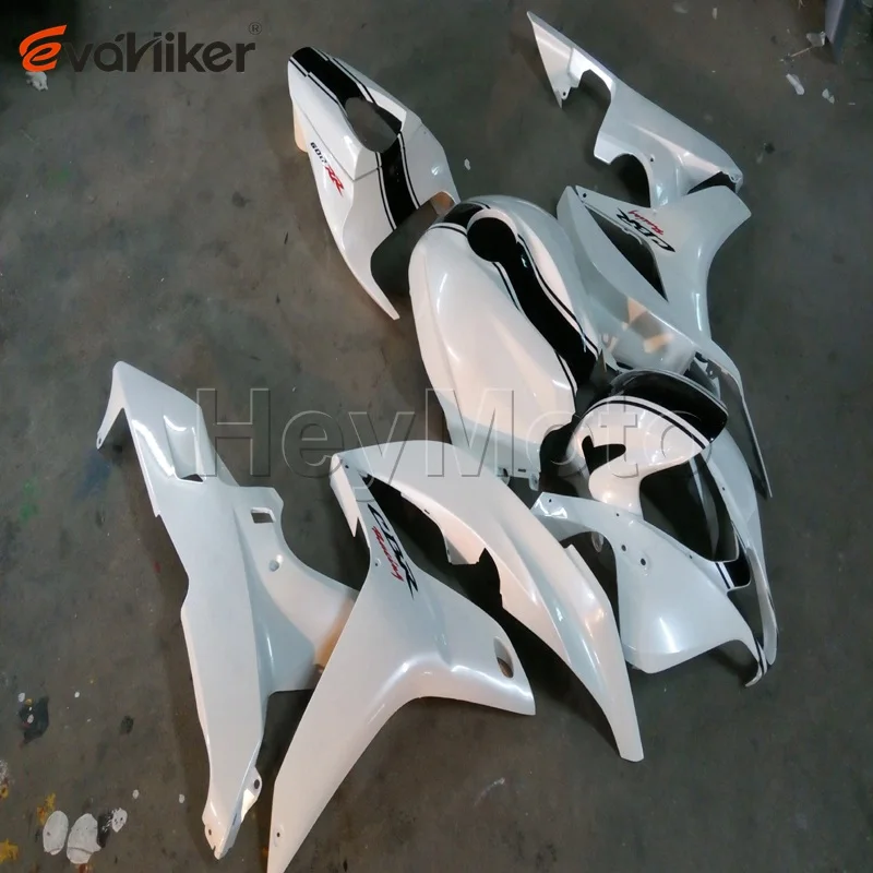 motorcycle fairings for CBR600RR 2007 2008 white F5 07 08 ABS plastic panels Injection mold