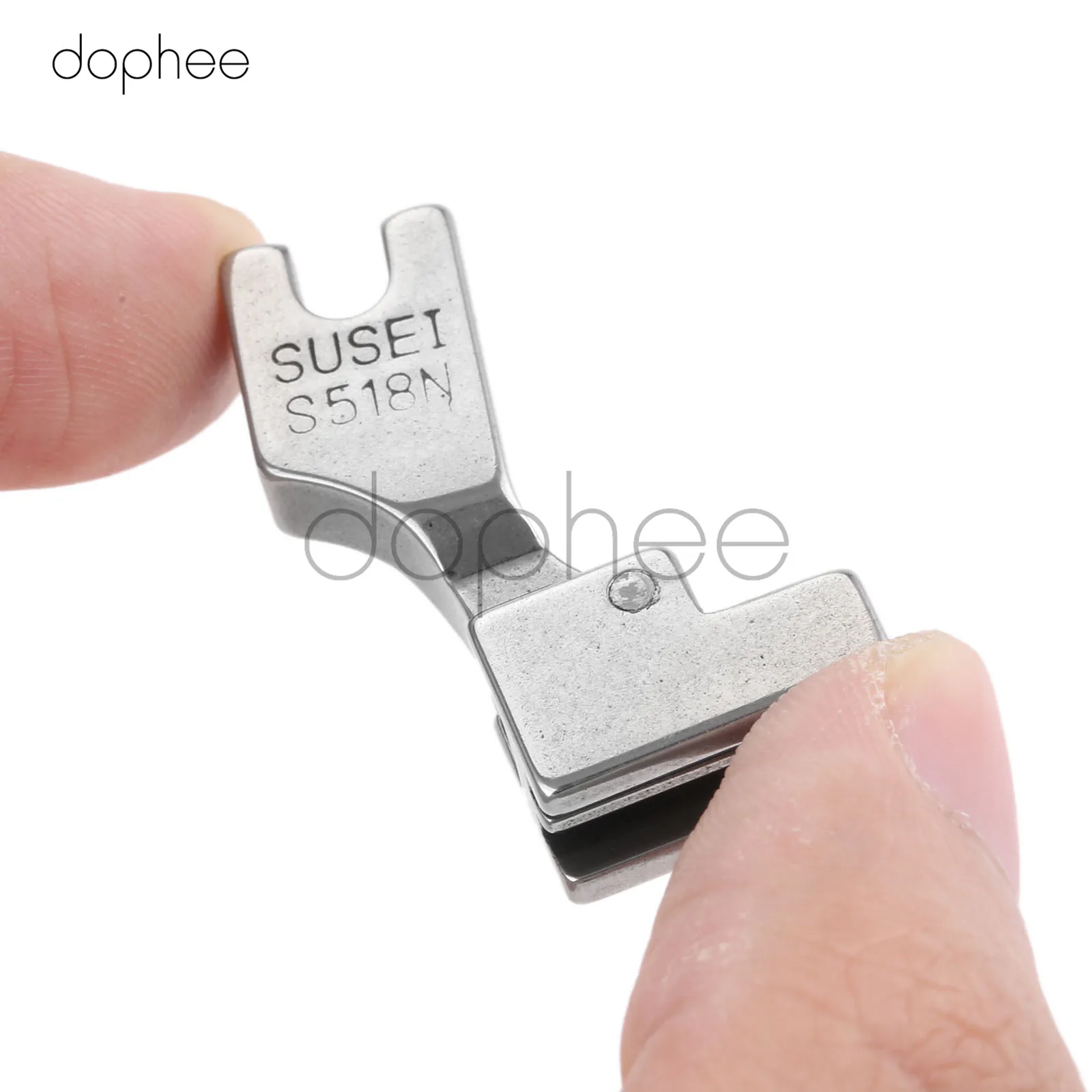 

dophee 1pcs S518N Invisible Hinged Narrow Zipper Foot Presser Foot Sewing Machine Spare Parts & Accessories