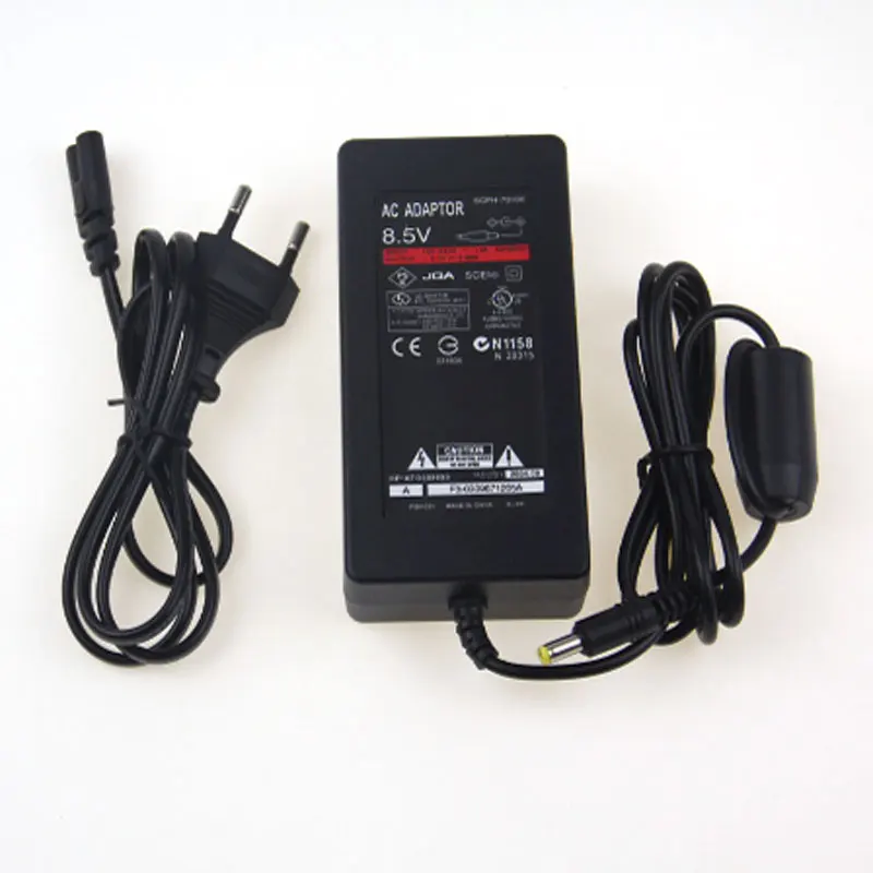 Adaptador de corriente AC para Sony Playstation 2 PS2 Slim 70000, cable negro de 80cm, 100 ~ 240V, 50 / 60Hz
