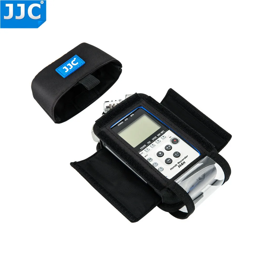 JJC-bolsa remota de accesorios para cámara grabadora H4n, protector de pantalla LCD, funda