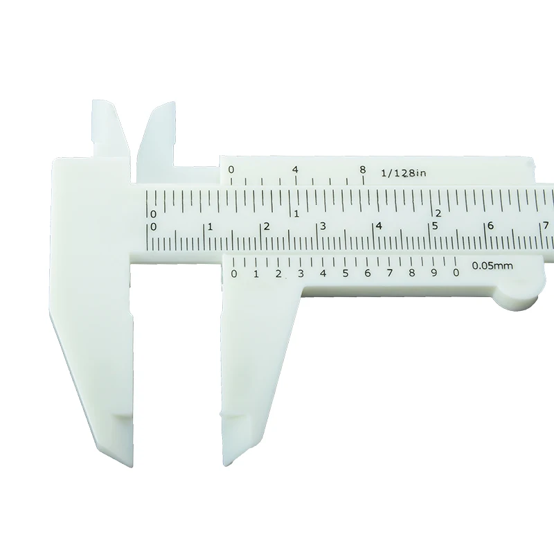 New 1 Pcs Plastic 150 MM Measuring Thickness Tool Caliper Students Experimental Permanent Waterproof Makeup D 'Water