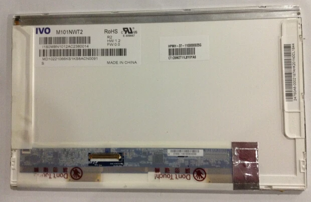 Frete grátis modelo de tela LCD original de 10,1 polegadas: M101MWT2