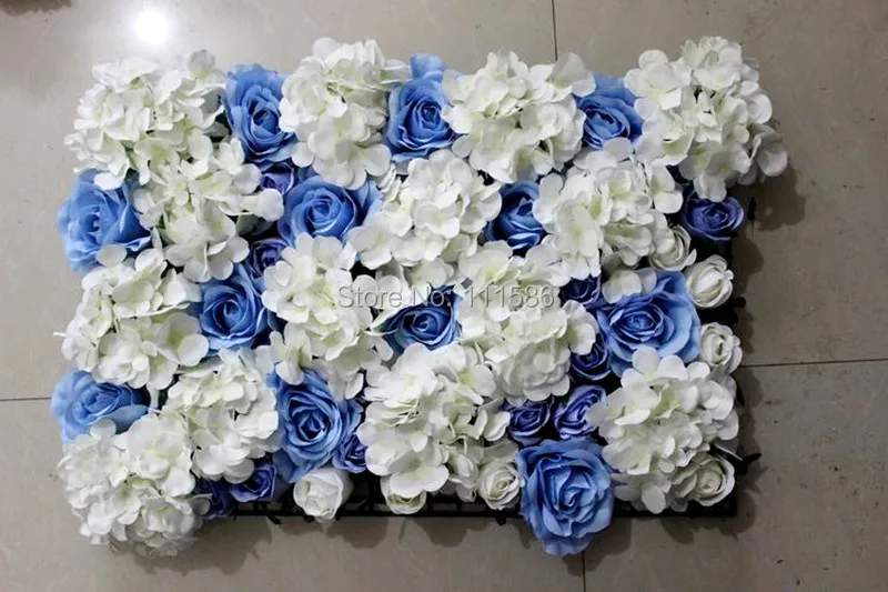 SPR 10pcs/lot  white mix color Artificial Hydrangea rose flower wall wedding party decorations backdrop road lead market flore