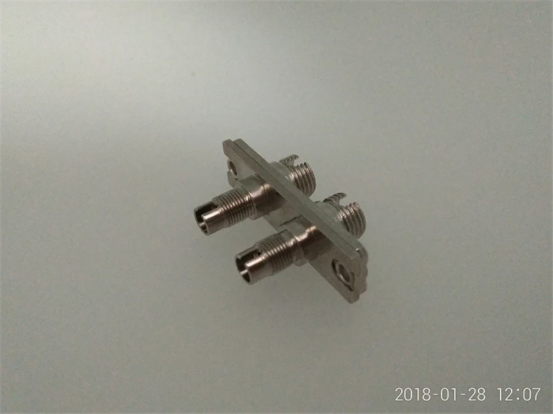 _ Гибридный адаптер из волокна, дуплексный Женский и Женский прямоугольный разъем SM ММ, металлический соединитель 0,2 дБ, бесплатная доставка ELINK, 5 шт.