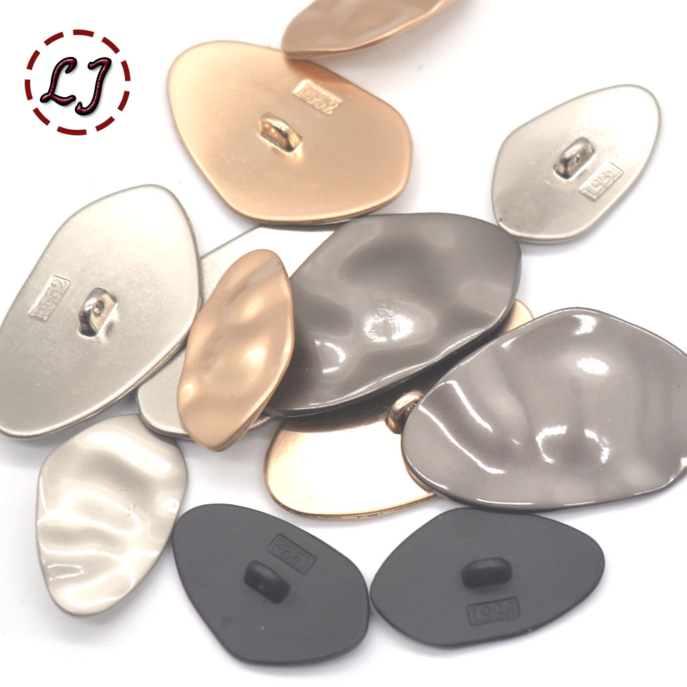 10pcs/lot new fashion decorative buttons high quality special-shaped buttons for women shirt suit overcoat sewing accessory diy