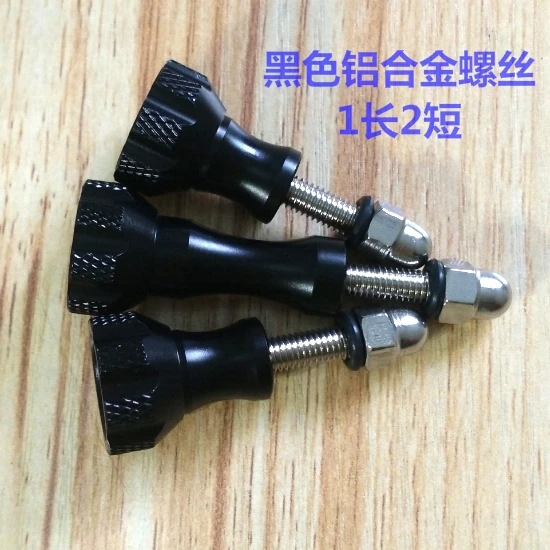 Clownfish alumínio polegar botão parafuso/adaptador para gopro hero 11/1098765 xiaomi yi 4k sjcam sj6/8/10 pro um x2/3 montagem acessórios