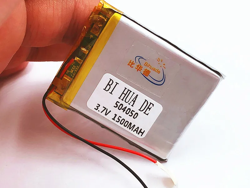 1/2/4pcs 3.7V 1500mAh 504050 Lithium Polymer LiPo Rechargeable Battery For Mp3 Mp4 GPS PAD DVD DIY E-book bluetooth