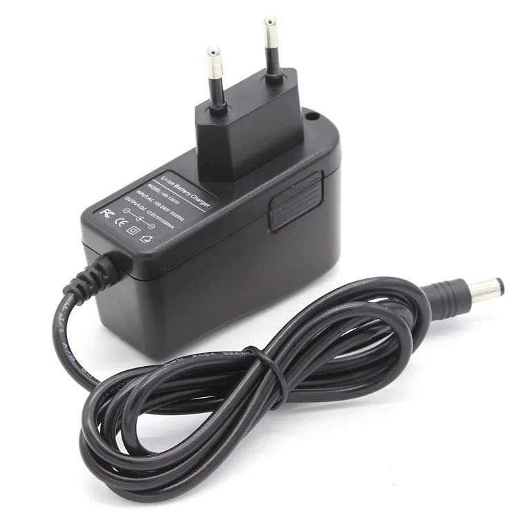 12 V Charger 12.6 v 1A 18650 Lithium Battery Charger DC 5.5 * 2.1 MM Polymer li- battery charger